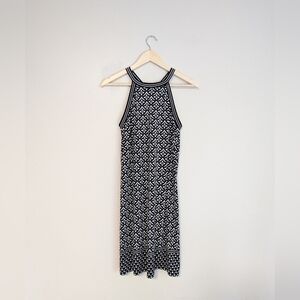 Max Studio Black & White Racer Back Dress